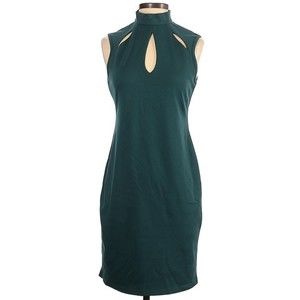 Free Press Emerald Cutout Cocktail Dress